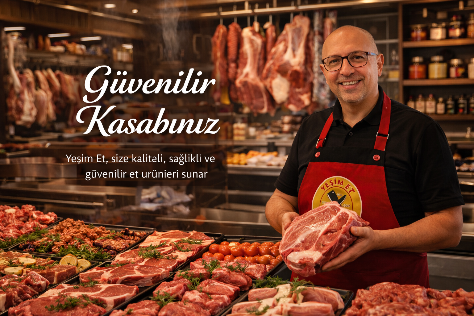 Güvenlilir Kasabınız arka plan